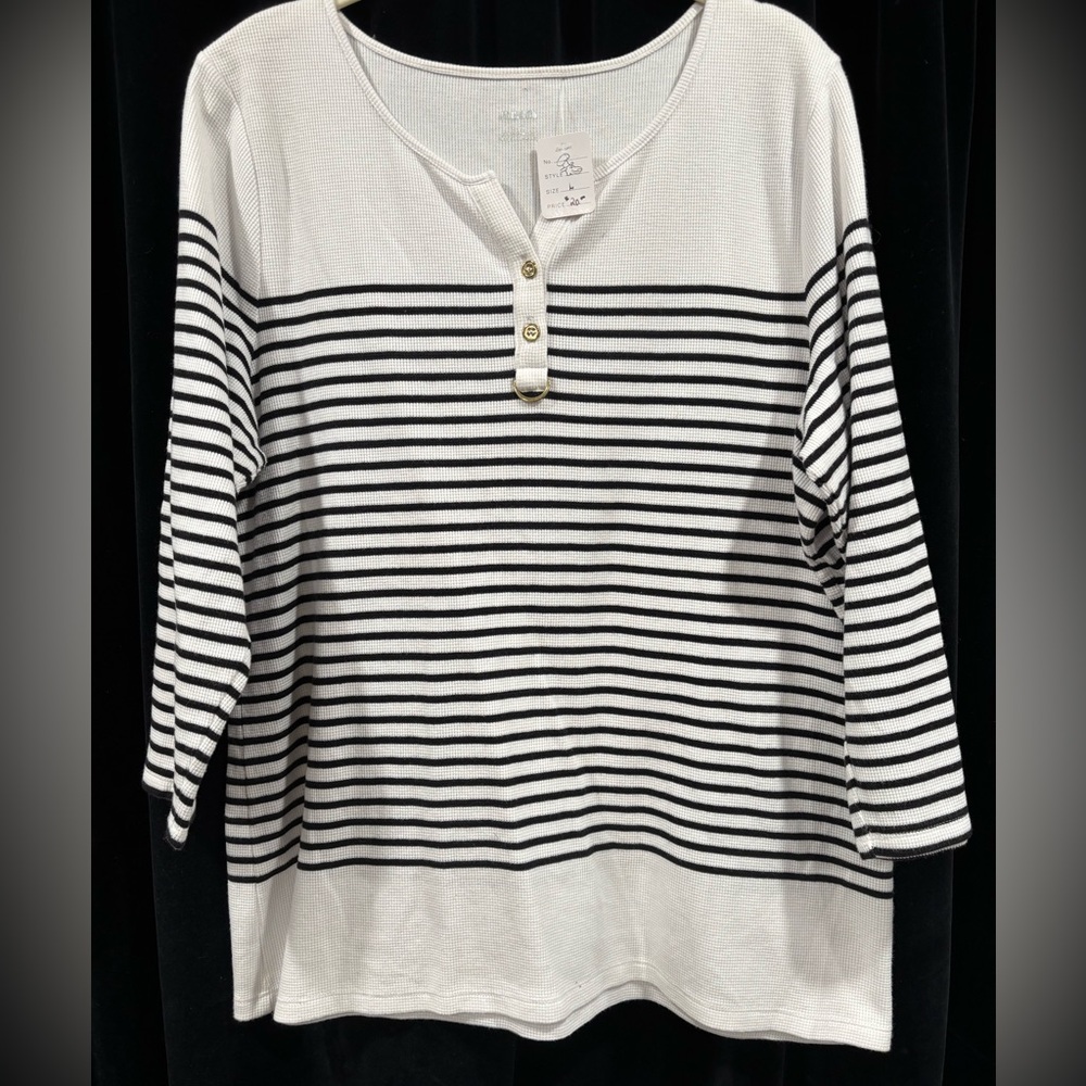 Alia Striped Top